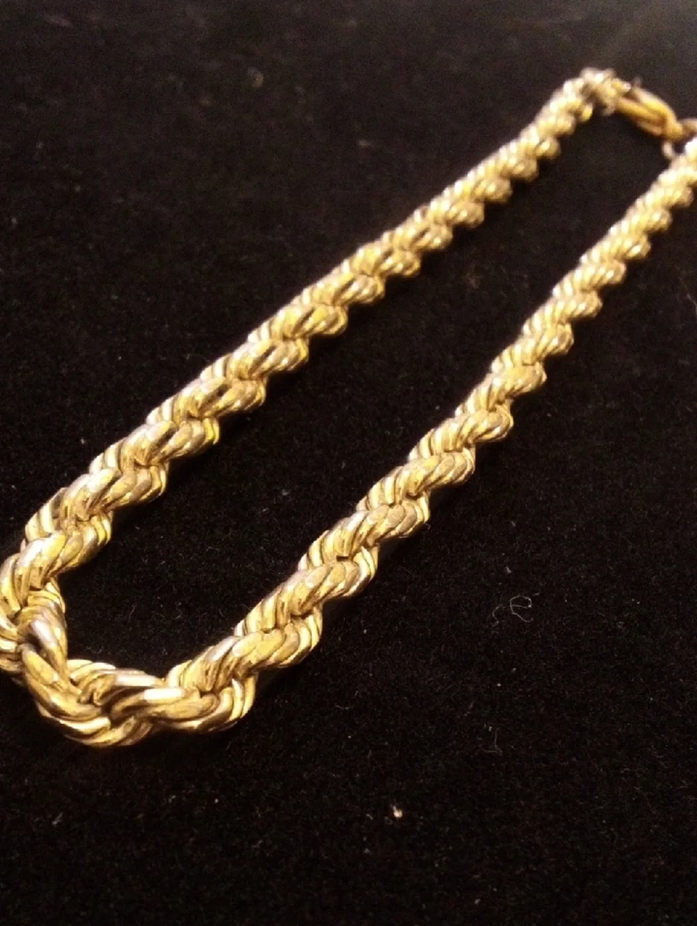 Gold Rope Chain Bracelet - Fashion Women Jewelry